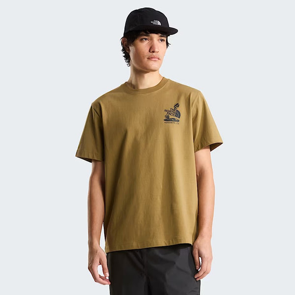 M Stones Relaxed Short Sleeve TEE-GRAPHI Cedar S