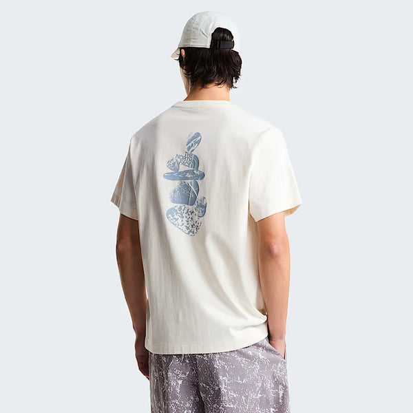 M Stones Relaxed Short Sleeve TEE-GRAPHI White Dune XS
