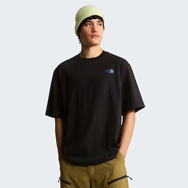 M Liquid BOX NSE Oversize Short Sleeve T TNF Black XS