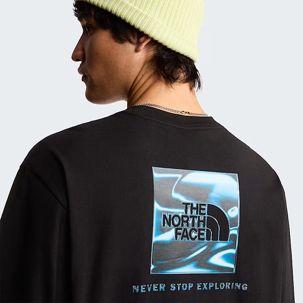 M Liquid BOX NSE Oversize Short Sleeve T TNF Black XS