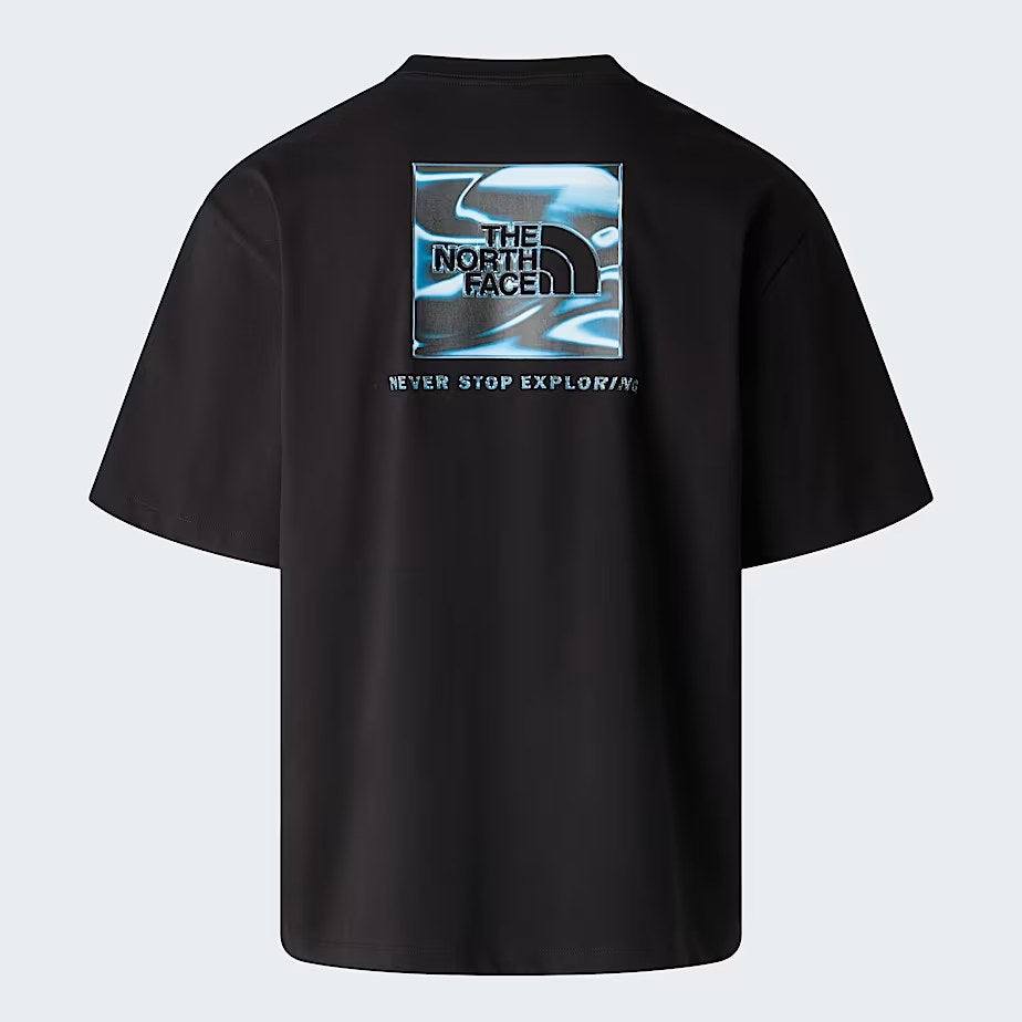 M Liquid BOX NSE Oversize Short Sleeve T TNF Black XS