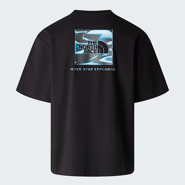 M Liquid BOX NSE Oversize Short Sleeve T TNF Black XS