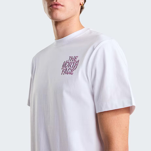 M Drip Logo Relaxed Short Sleeve TEE-GRA TNF White S