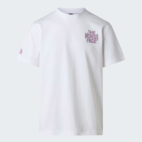 M Drip Logo Relaxed Short Sleeve TEE-GRA TNF White S
