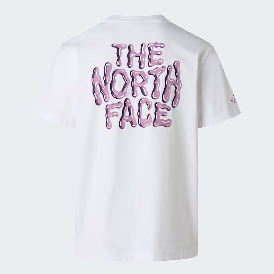 M Drip Logo Relaxed Short Sleeve TEE-GRA TNF White S