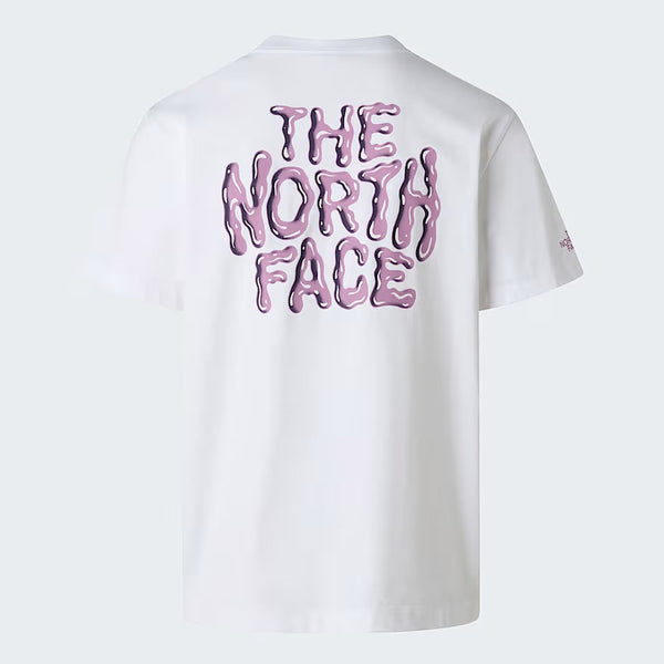 M Drip Logo Relaxed Short Sleeve TEE-GRA TNF White S