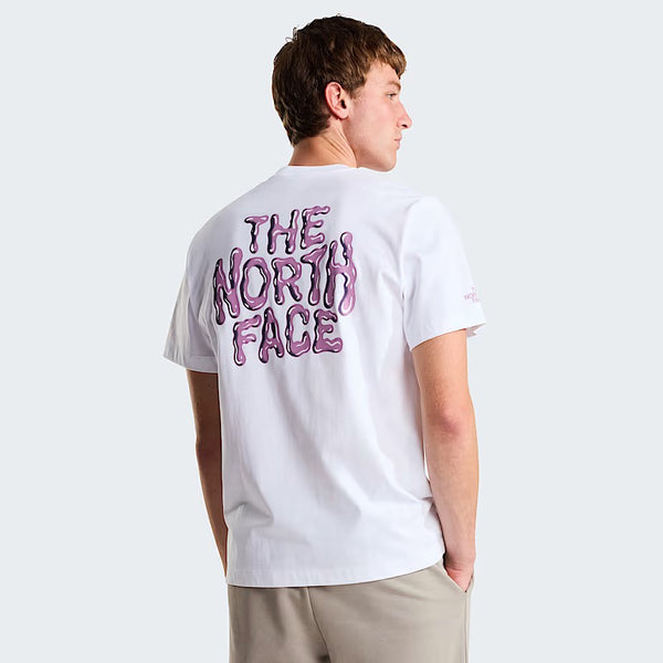 M Drip Logo Relaxed Short Sleeve TEE-GRA TNF White S