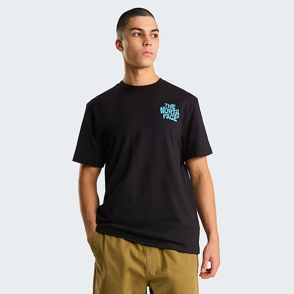 M Drip Logo Relaxed Short Sleeve TEE-GRA TNF Black XS