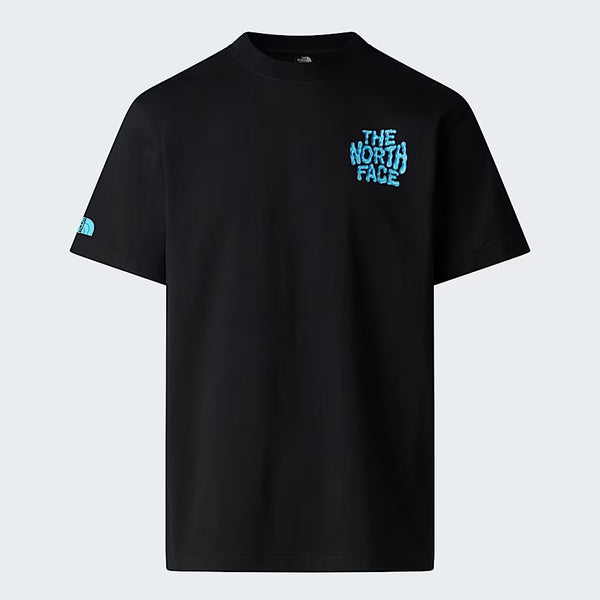 M Drip Logo Relaxed Short Sleeve TEE-GRA TNF Black XS
