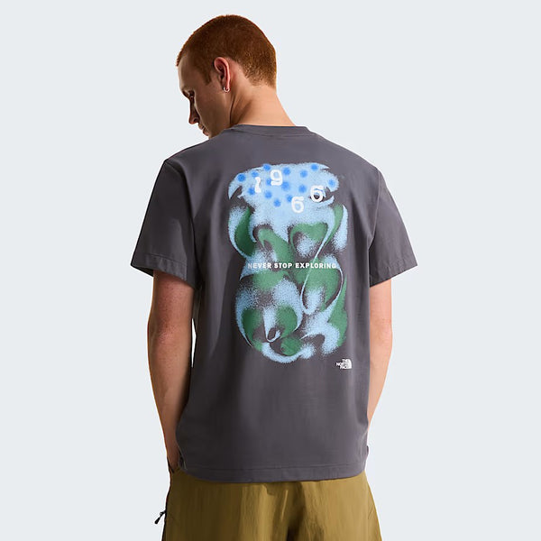 M 1966 Motion Relaxed Short Sleeve TEE-G Anthracite Grey XS