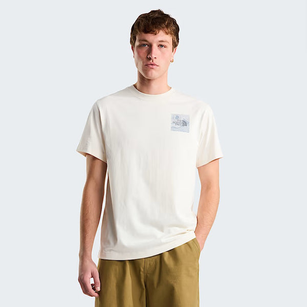 M Mountain Escape Relaxed Short Sleeve T White Dune