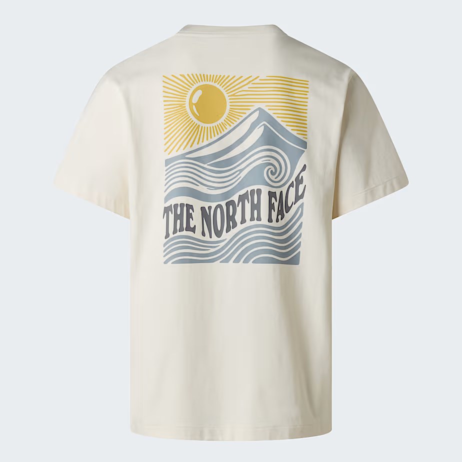 M Mountain Escape Relaxed Short Sleeve T White Dune