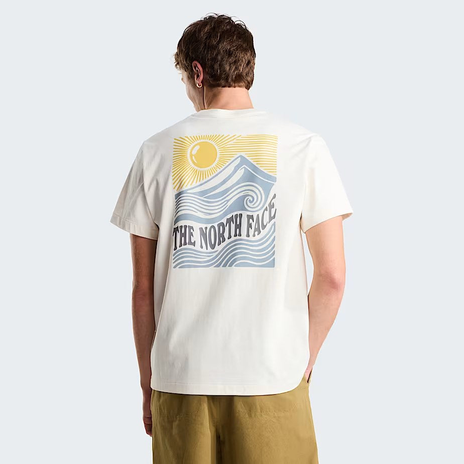 M Mountain Escape Relaxed Short Sleeve T White Dune