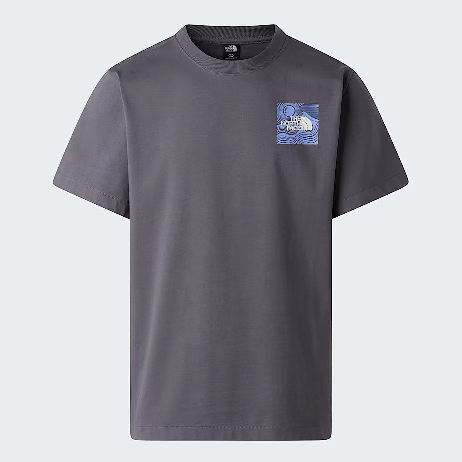 M Mountain Escape Relaxed Short Sleeve T Anthracite Grey
