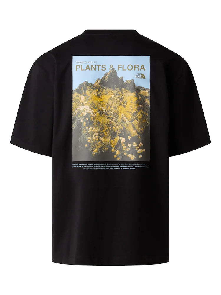 M Plant & Flora Oversize Short Sleeve TE TNF Black XS