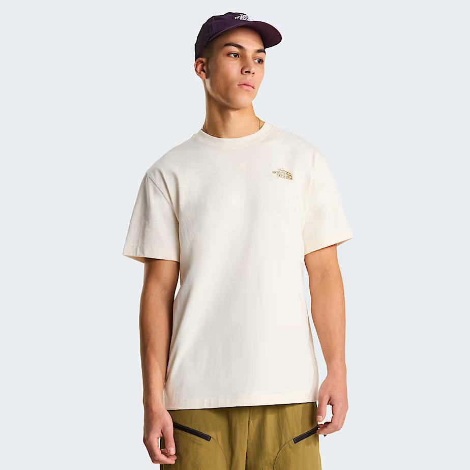 M TNF Snack Relaxed Short Sleeve TEE-GR White Dune XS