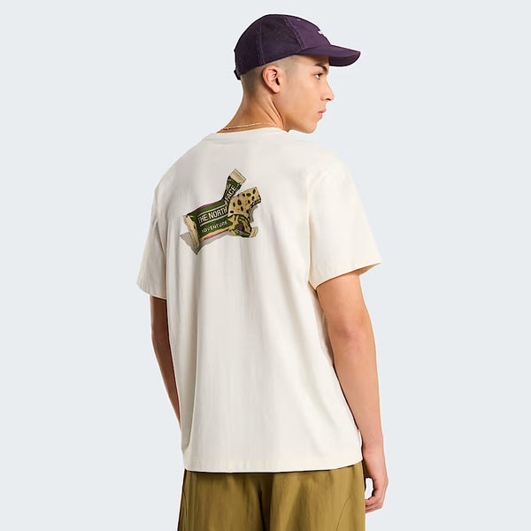 M TNF Snack Relaxed Short Sleeve TEE-GR White Dune XS