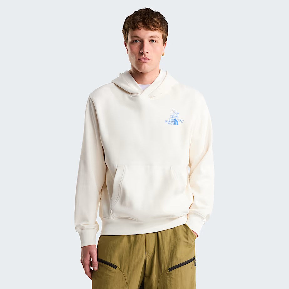 U Mountain Celebration Relaxed HOODIE-GR White Dune XS