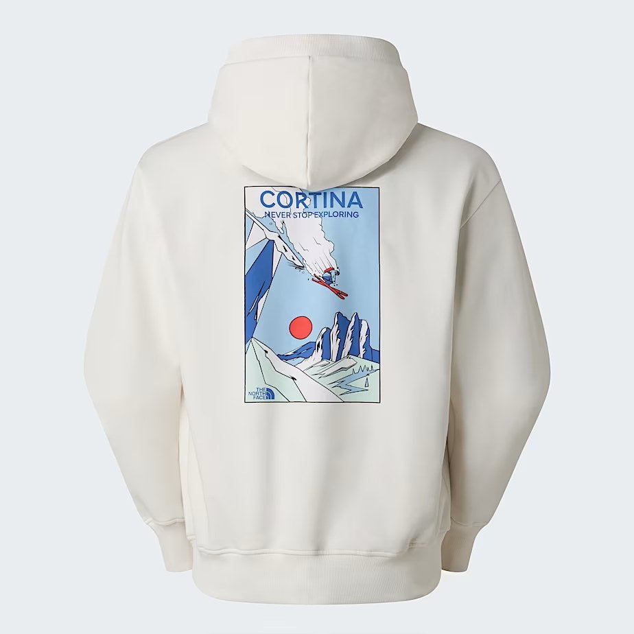 U Mountain Celebration Relaxed HOODIE-GR White Dune XS