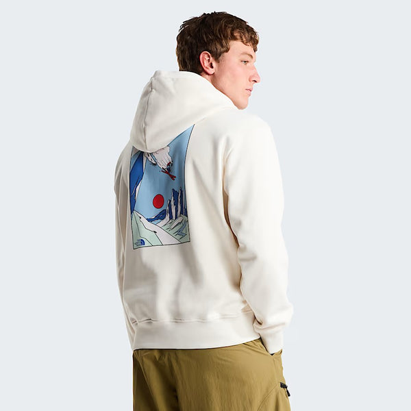 U Mountain Celebration Relaxed HOODIE-GR White Dune XS