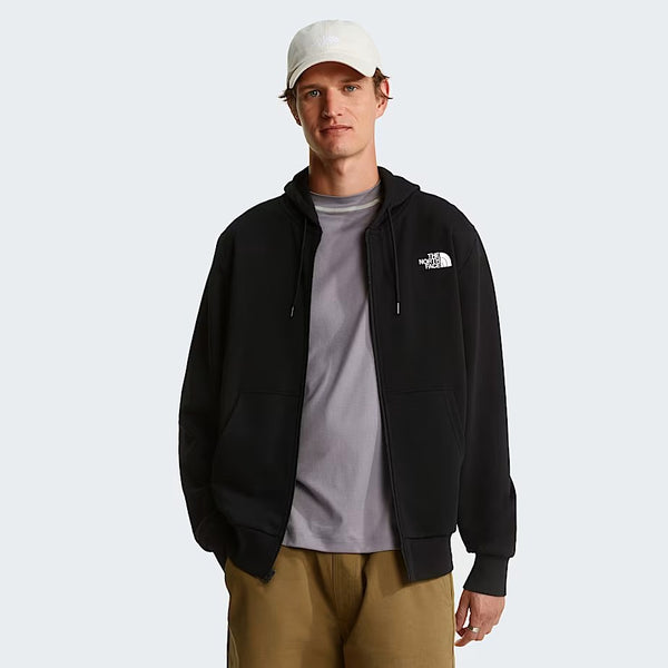 M Simple Dome Light Regular Full ZIP HOO TNF Black XS