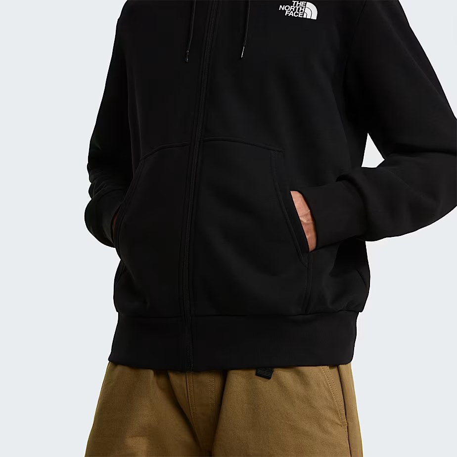 M Simple Dome Light Regular Full ZIP HOO TNF Black XS