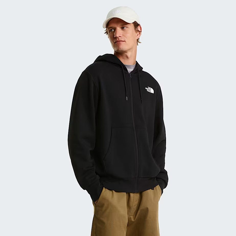 M Simple Dome Light Regular Full ZIP HOO TNF Black XS