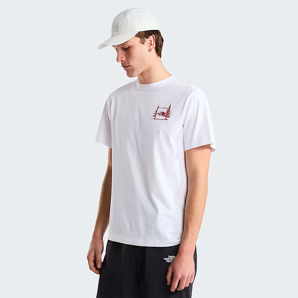 M Camping Relaxed Short Sleeve TEE-GRAPH TNF White