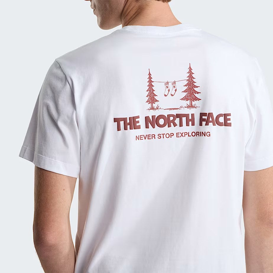 M Camping Relaxed Short Sleeve TEE-GRAPH TNF White