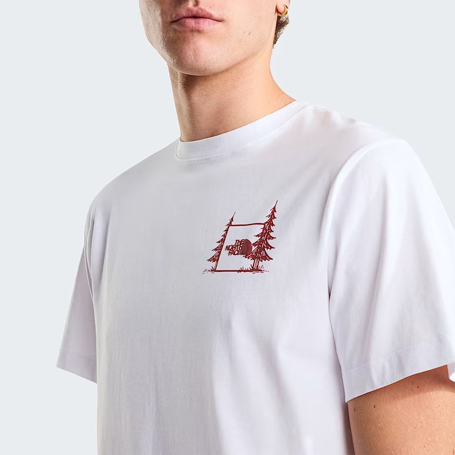M Camping Relaxed Short Sleeve TEE-GRAPH TNF White