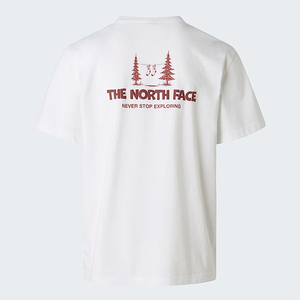 M Camping Relaxed Short Sleeve TEE-GRAPH TNF White