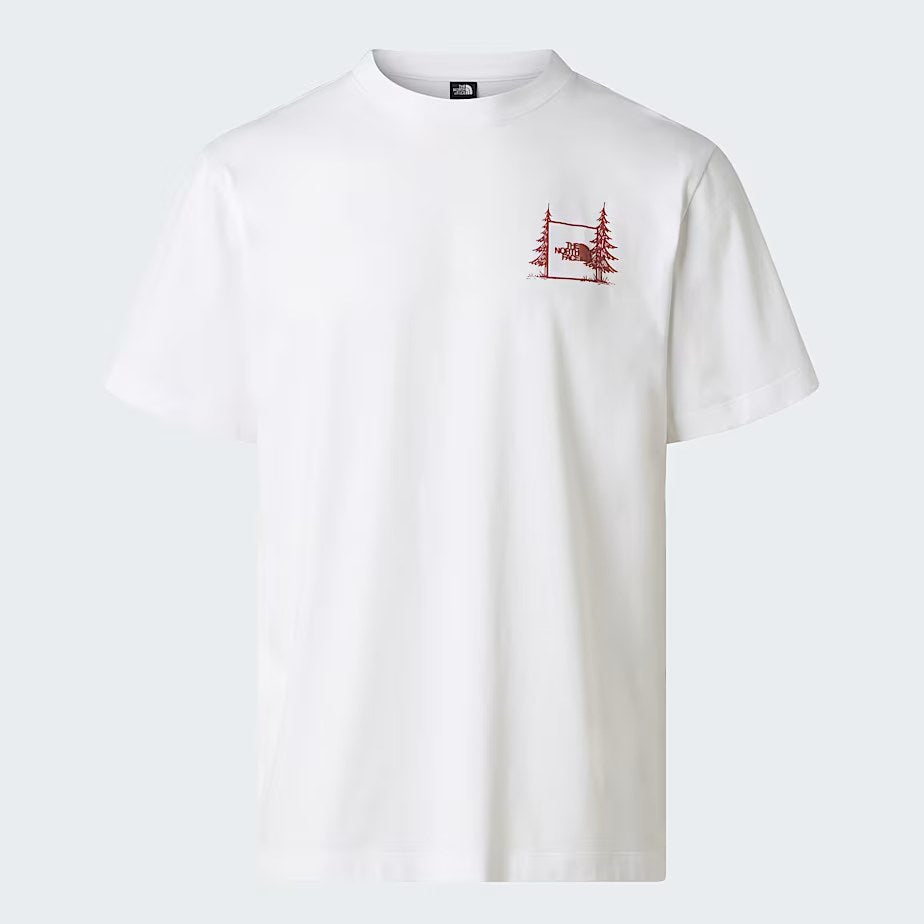 M Camping Relaxed Short Sleeve TEE-GRAPH TNF White