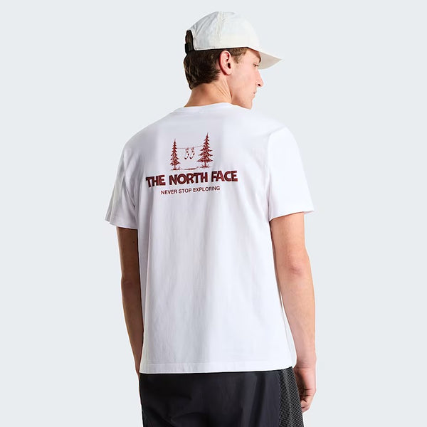 M Camping Relaxed Short Sleeve TEE-GRAPH TNF White