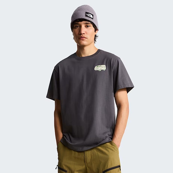 M VAN Life Relaxed Short Sleeve TEE-GRAP Anthracite Grey