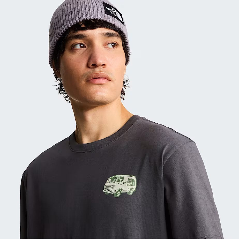 M VAN Life Relaxed Short Sleeve TEE-GRAP Anthracite Grey