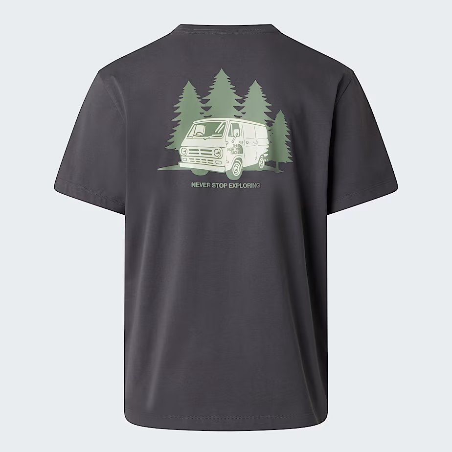 M VAN Life Relaxed Short Sleeve TEE-GRAP Anthracite Grey
