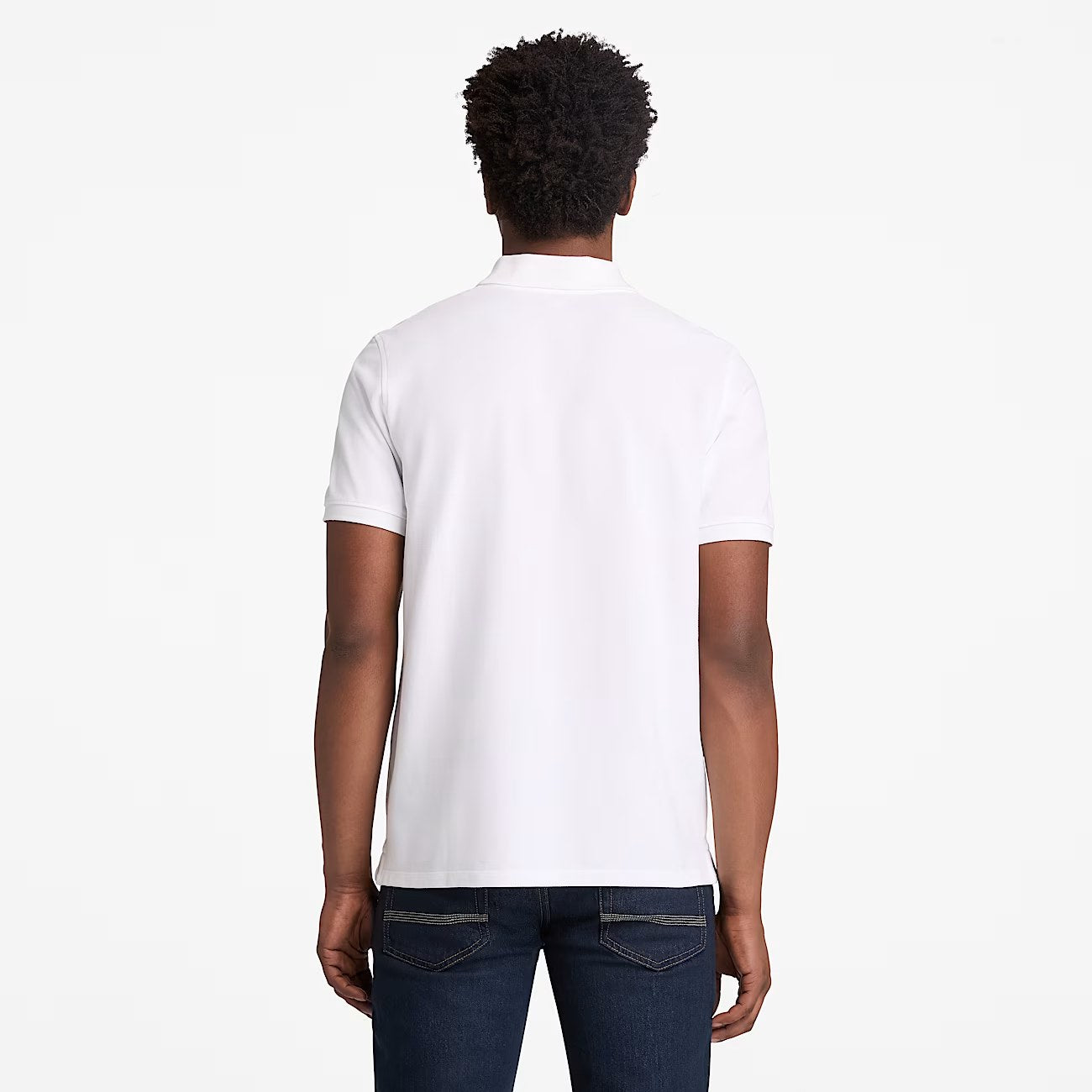 Millers River Pique Short Sleeve Polo White