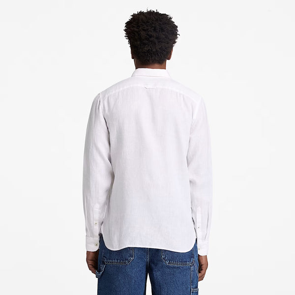 Mill Brook Linen Shirt White