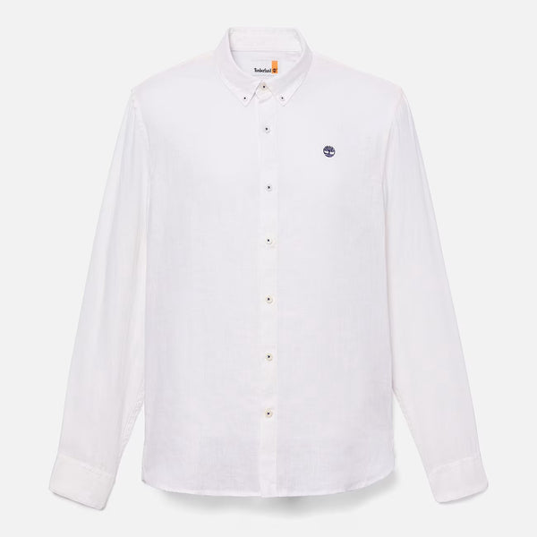 Mill Brook Linen Shirt White