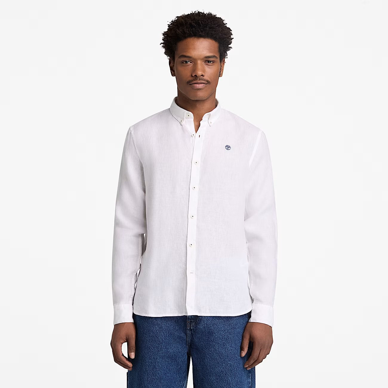 Mill Brook Linen Shirt White