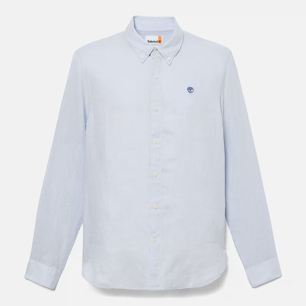 Mill Brook Linen Shirt Gray Dawn