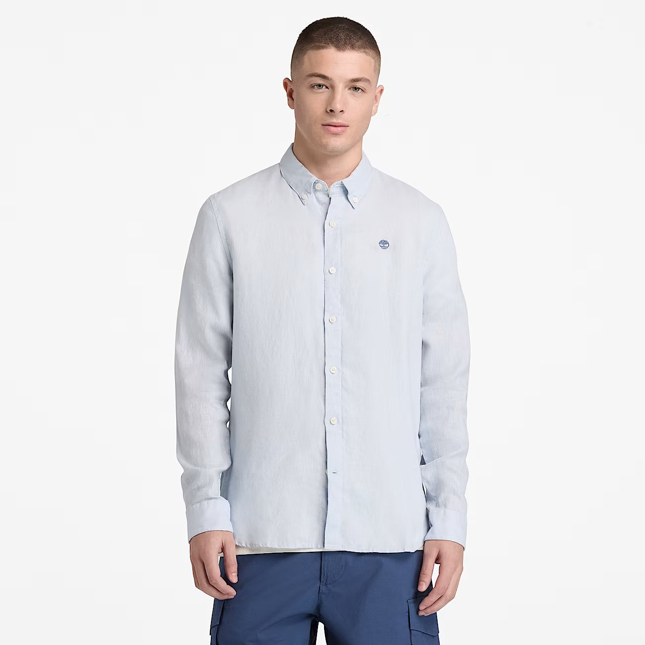Mill Brook Linen Shirt Gray Dawn