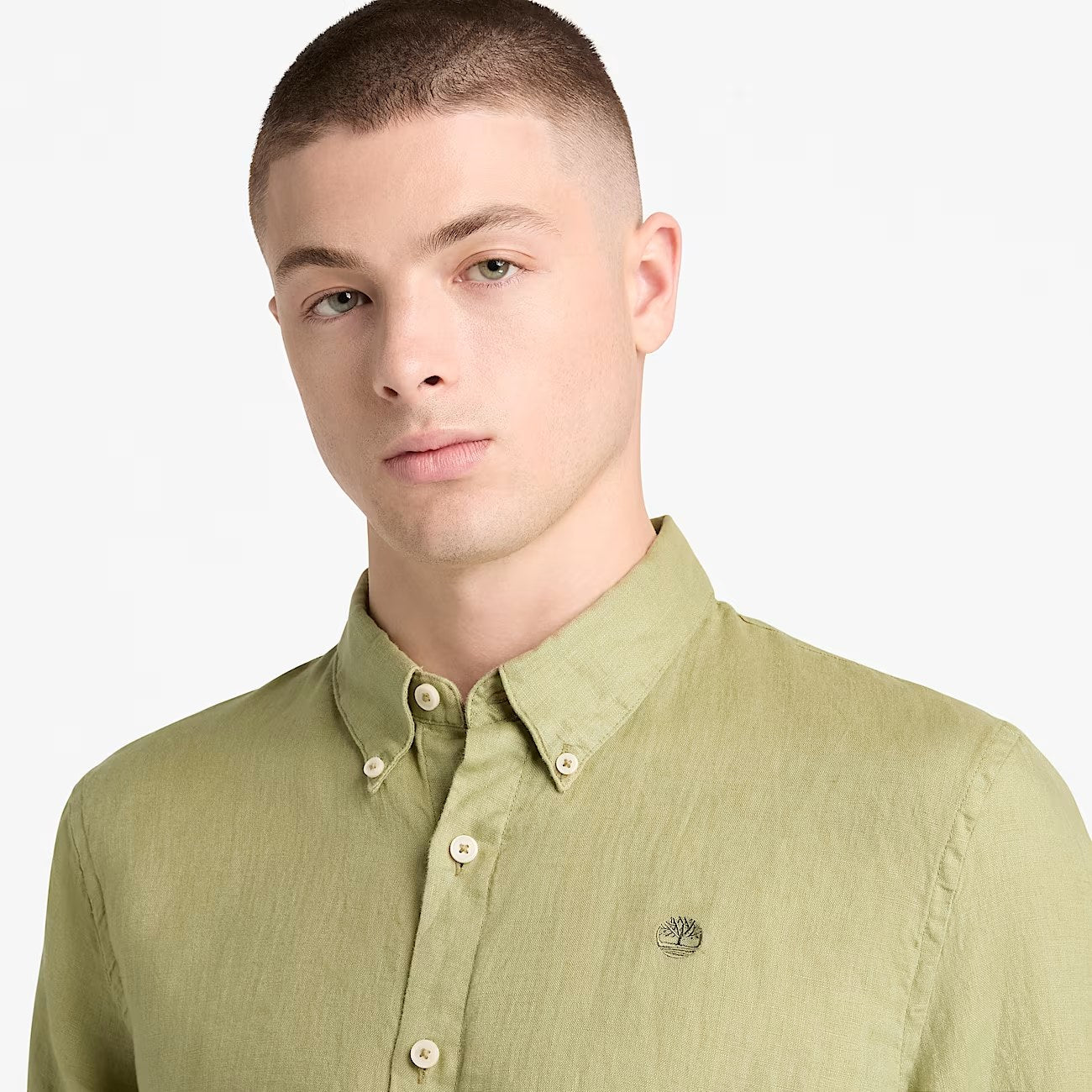 Mill Brook Linen Shirt Sage