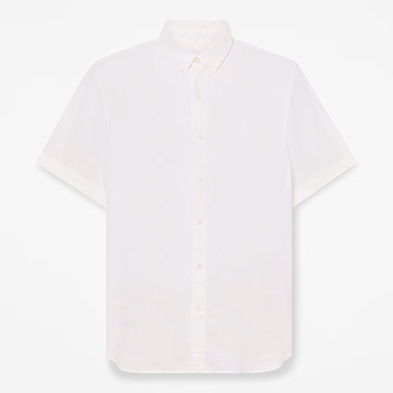 Mill Brook Linen Short Sleeve Shirt White