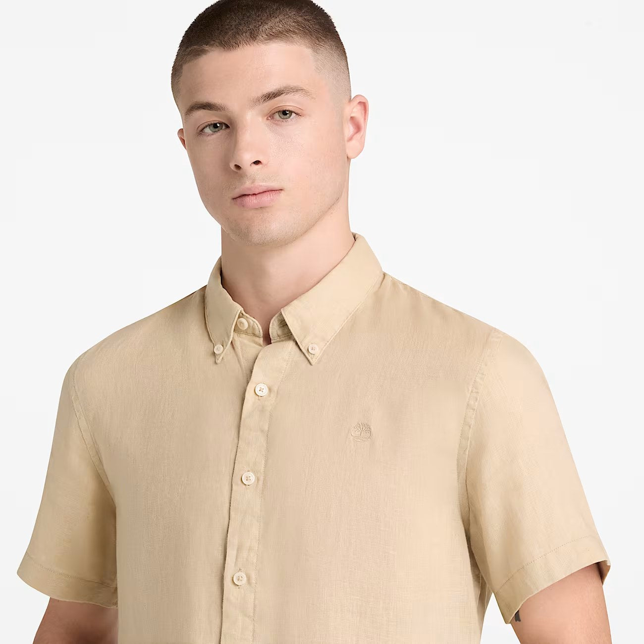 Mill Brook Linen Short Sleeve Shirt Safari