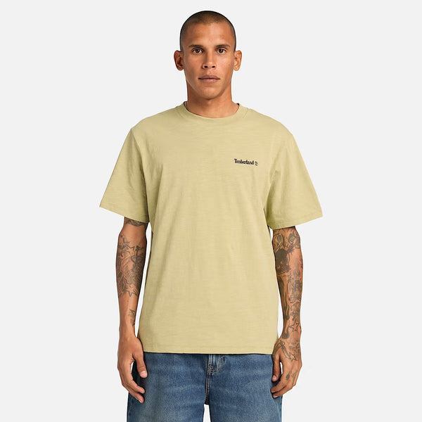 Fishing Photo Back garphic Tee Sage