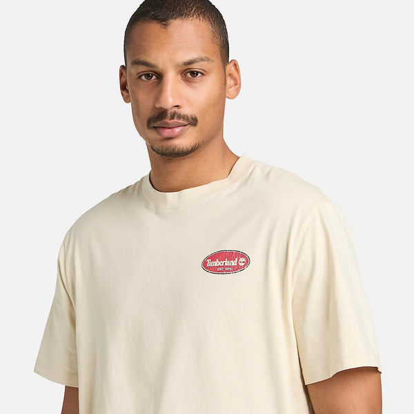 Gas Station Back Graphic Tee Putty