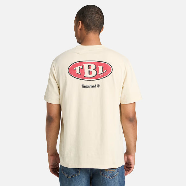 Gas Station Back Graphic Tee Putty