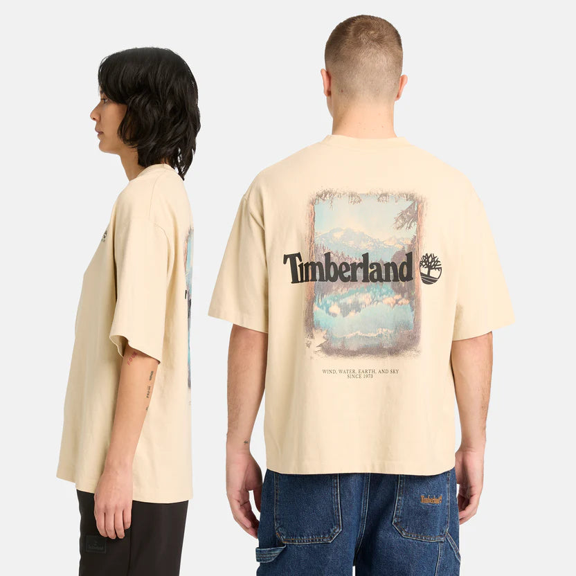 Outdoor Photo Back Graphic Tee Putty