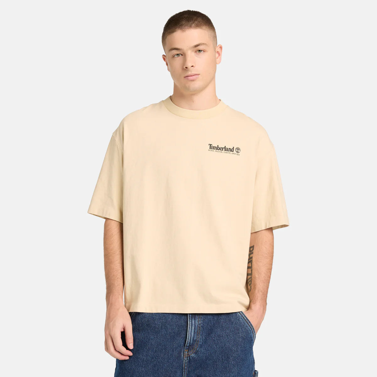 Outdoor Photo Back Graphic Tee Putty